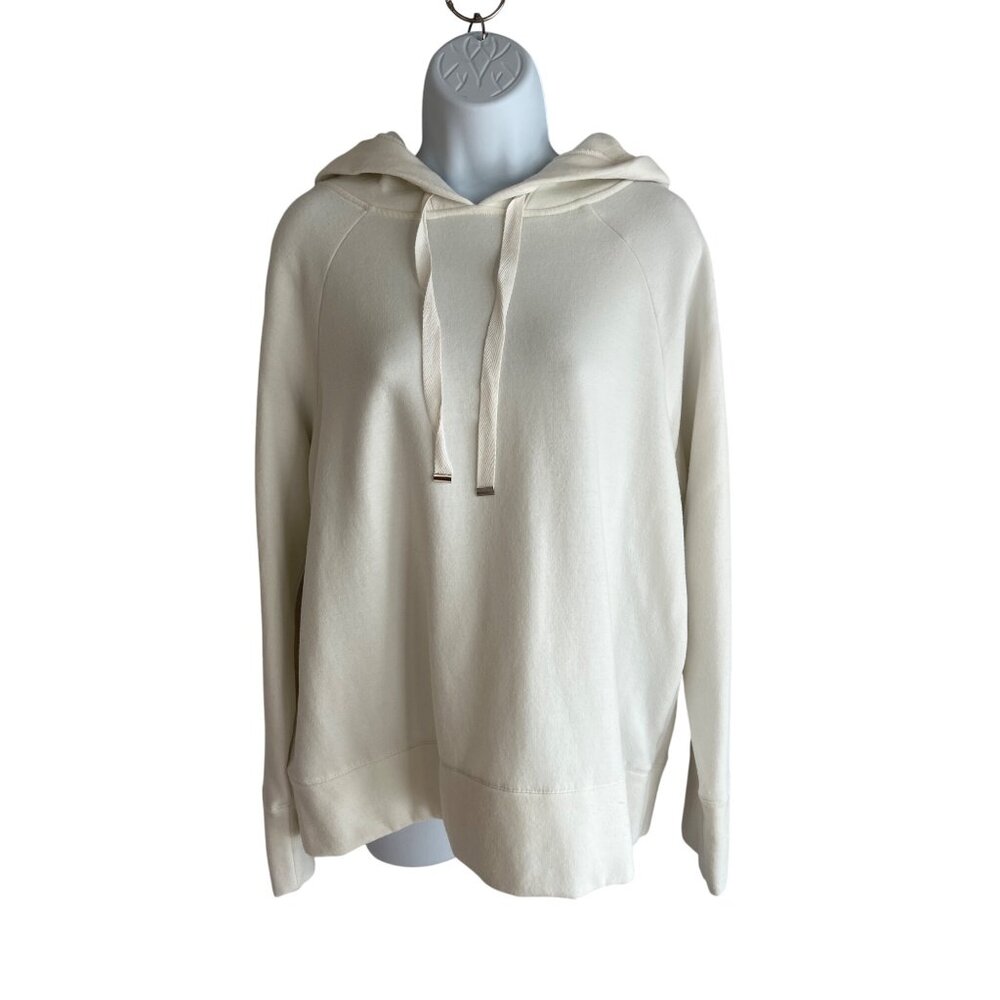 Danskin Women XL Cream Hooded Sweatshirt 86q